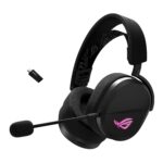 Auriculares ASUS ROG Pelta inalámbricos Tri-Mode controladores 50mm titanio 70 horas micrófono desmontable Bluetooth 2.4