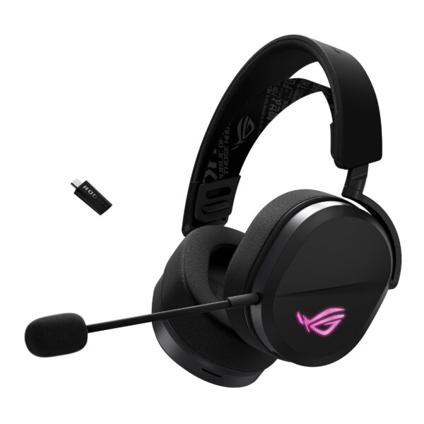 Auriculares ASUS ROG Pelta inalámbricos Tri-Mode controladores 50mm titanio 70 horas micrófono desmontable Bluetooth 2.4