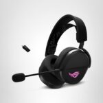 Auriculares ASUS ROG Pelta inalámbricos Tri-Mode controladores 50mm titanio 70 horas micrófono desmontable Bluetooth 2.4