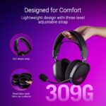 Auriculares ASUS ROG Pelta inalámbricos Tri-Mode controladores 50mm titanio 70 horas micrófono desmontable Bluetooth 2.4