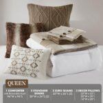Edredón jacquard a cuadros cabaña Queen Madison Park E&E Co. Ltd DBA JLA Home MPS10-544 algodón con funda removible y al
