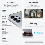 Smartphone Samsung Galaxy S25 Ultra SM-S938UZBEXAA 512 GB Snapdragon 8 Elite batería 5000 mAh S Pen integrado cámara noc