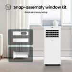 Aire Acondicionado Portatil Hisense PC06R25A 6000 BTU DOE 8800 BTU ASHRAE enfriamiento secado ventilador para espacios h