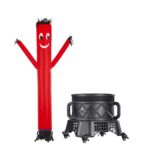 VEVOR Juego de tubo inflable para hombre, tubo inflable de 10 pies de alto con soplador de 9/10 HP, ventilador soplador