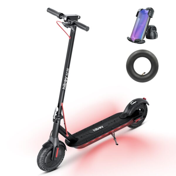 Hiboy S2 SE Electric Scooter, 10" Tires,17 Miles Range, 19 MPH Speed, Dual Brake System, Electric Scooter Adults Commuti