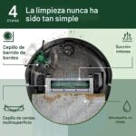 Robot Aspiradora y Trapeadora iRobot Roomba 104 Y351020, Vaciado Automático 75 Días, Succión 70x, Mapeo Inteligente