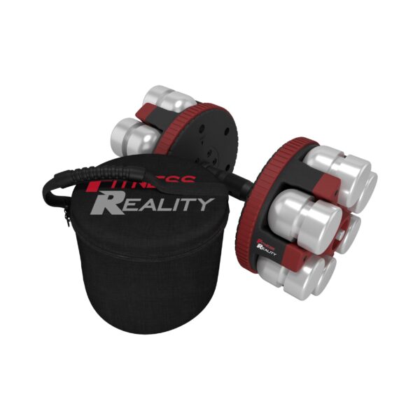 Fitness Reality 1 par de mancuernas ajustables de 10 a 45 libras, incrementos de 3 libras, pesas rusas de peso ajustable
