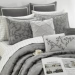Juego de edredón King 14 piezas jacquard diseño paisley para todas las estaciones Stratford Park Nanshing America JOHB2B