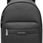 Michael Kors Malone Mochila, negro, (Black Signature), Tamaño único