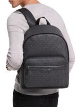 Michael Kors Malone Mochila, negro, (Black Signature), Tamaño único
