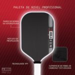 JOOLA Paletas de pickleball Pro IV – Superficie de fibra de carbono en bruto – Perseo, Hyperion, Scorpeus y Magnus – 0.5