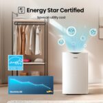 Deshumidificador Mora by Hisense DHMA50 50 Pintas, 4,500 pies cuadrados, Energy Star, filtro lavable, funcionamiento sil