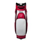 Wilson Staff Tour - Bolsa para carrito de golf, color rojo y blanco