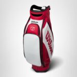 Wilson Staff Tour - Bolsa para carrito de golf, color rojo y blanco