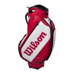 Wilson Staff Tour - Bolsa para carrito de golf, color rojo y blanco