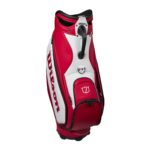 Wilson Staff Tour - Bolsa para carrito de golf, color rojo y blanco