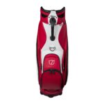 Wilson Staff Tour - Bolsa para carrito de golf, color rojo y blanco