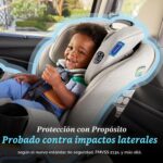 Asiento convertible 3 en 1 Graco Extend2Fit Newell 2215452 orientado hacia atras y adelante con extension ajustable para