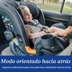 Asiento de coche convertible todo en uno Chicco OneFit LX ClearTex Artsana USA 08087144240070 instalación LeverLock dise