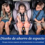 Asiento de coche convertible todo en uno Chicco OneFit LX ClearTex Artsana USA 08087144240070 instalación LeverLock dise