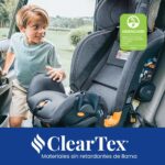 Asiento de coche convertible todo en uno Chicco OneFit LX ClearTex Artsana USA 08087144240070 instalación LeverLock dise