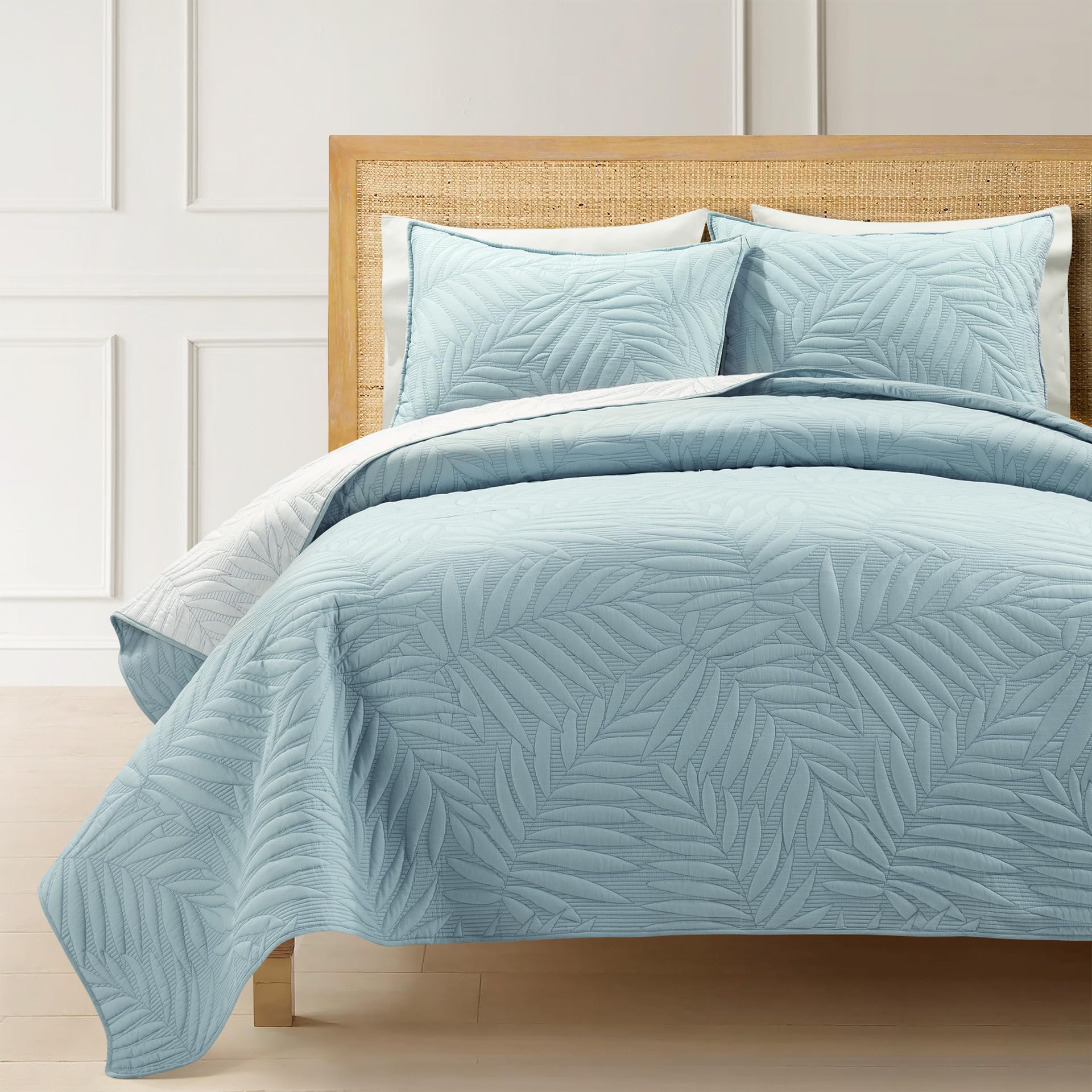 Version 1.0.0 Juego de Edredon Reversible Matrimonial Queen Lush Decor Triangle Home Fashions 194938074308 3 piezas algodon diseno hoj