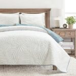 Juego de Edredon Reversible Matrimonial Queen Lush Decor Triangle Home Fashions 194938074308 3 piezas algodon diseno hoj