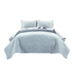 Juego de Edredon Reversible Matrimonial Queen Lush Decor Triangle Home Fashions 194938074308 3 piezas algodon diseno hoj
