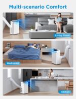 Aire acondicionado portátil Midea MAP08S1XWT-A 12000 BTU ASHRAE 8000 BTU SACC deshumidificador ventilador cobertura 350