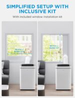 Aire acondicionado portátil Midea MAP08S1XWT-A 12000 BTU ASHRAE 8000 BTU SACC deshumidificador ventilador cobertura 350