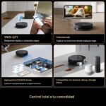 Robot aspiradora y trapeadora ECOVACS DEEBOT X8 PRO OMNI 18000Pa OZMO ROLLER autolavable agua caliente 167F