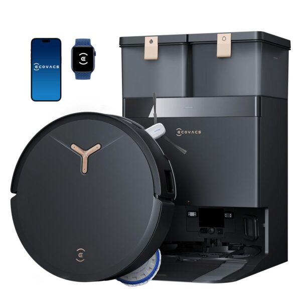 Robot Aspirador y Trapeador ECOVACS DEEBOT T50 MAX PRO Omni | 18 500 Pa | ZeroTangle | TruEdge 2.0 | AIVI 3.0 | Agua Cal