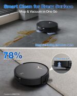 Robot Aspirador y Trapeador ECOVACS DEEBOT T50 MAX PRO Omni | 18 500 Pa | ZeroTangle | TruEdge 2.0 | AIVI 3.0 | Agua Cal
