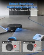 Robot Aspirador y Trapeador ECOVACS DEEBOT T50 MAX PRO Omni | 18 500 Pa | ZeroTangle | TruEdge 2.0 | AIVI 3.0 | Agua Cal