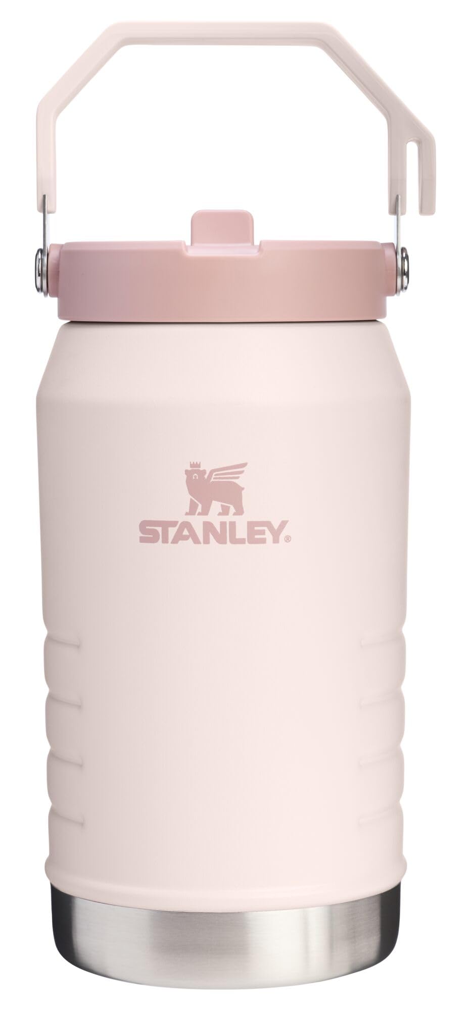 Version 1.0.0 Jarra Térmica Stanley IceFlow 2.0 100000106430 con Popote Abatible y Asa Acero Inoxidable 64 oz Cuarzo Rosa