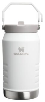 Termo Jarra Térmica Stanley IceFlow 2.0 100000106508 de Acero Inoxidable con Popote Abatible y Asa 64oz Color Escarcha