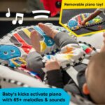 Baby Einstein Explorers Kick to It - Columpio y balancín musical 4 en 1 para bebé, con juguete de piano extraíble, a par