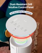 Purificador de aire para habitaciones grandes Coway AP-1924A BG filtro HEPA verdadero hasta 245 m2 modo Turbo Eco para p