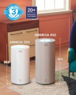 Purificador de aire para habitaciones grandes Coway AP-1924A BG filtro HEPA verdadero hasta 245 m2 modo Turbo Eco para p