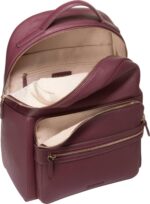 Cole Haan Mochila Davis para mujer, granate negro