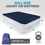 Colchón de aire Premium Collection Simpli-Magic 79595 tamaño matrimonial doble altura bomba integrada ajustable inflable