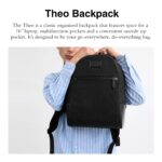 Coach Mens Theo Mochila En Signature Jacquard Negro Talla única Talla única