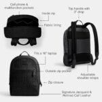 Coach Mens Theo Mochila En Signature Jacquard Negro Talla única Talla única