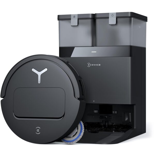 Robot aspirador y trapeador Ecovacs Deebot T50 Pro Omni 15000 Pa ultrafino 3.19 pulgadas vaciado autolimpiante trapeador
