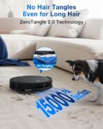 Robot aspirador y trapeador Ecovacs Deebot T50 Pro Omni 15000 Pa ultrafino 3.19 pulgadas vaciado autolimpiante trapeador