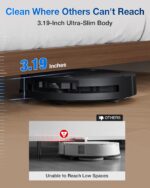 Robot aspirador y trapeador ECOVACS DEEBOT T50 Omni succión 15000 Pa 3.19 pulgadas ZeroTangle 2.0 TruEdge AIVI 3D estaci
