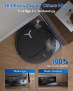 Robot aspirador y trapeador ECOVACS DEEBOT T50 Omni succión 15000 Pa 3.19 pulgadas ZeroTangle 2.0 TruEdge AIVI 3D estaci