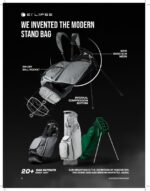 Sun Mountain Eclipse - Bolsa de golf de 3.5 y 4 vías, bolsa de golf duradera con once bolsillos para un amplio almacenam