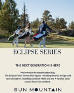 Sun Mountain Eclipse - Bolsa de golf de 3.5 y 4 vías, bolsa de golf duradera con once bolsillos para un amplio almacenam