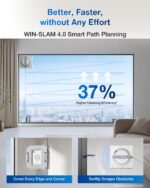 Robot Limpiador de Ventanas ECOVACS WINBOT W2 PRO 3 Boquillas Win-SLAM 4.0 10 Niveles Protección